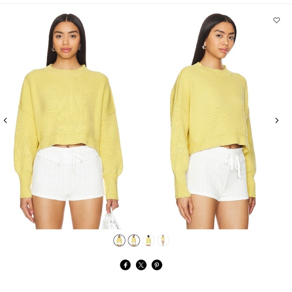 NWOT Free People Easy Street Crop Pullover - Picture 2 of 5